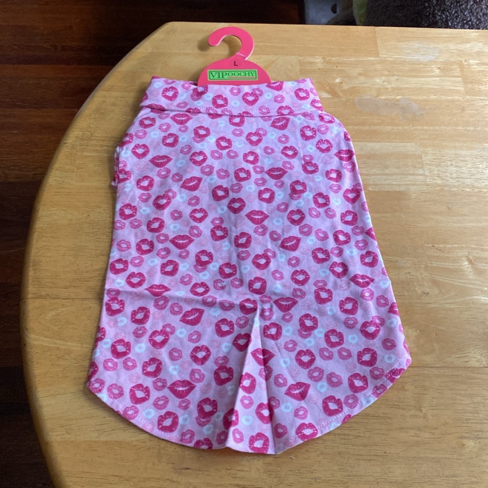 ! Vipoochy Poochy dog dress size L with lips new - Picture 11 of 11